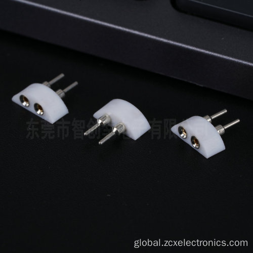 2.54 2P curved female connectors